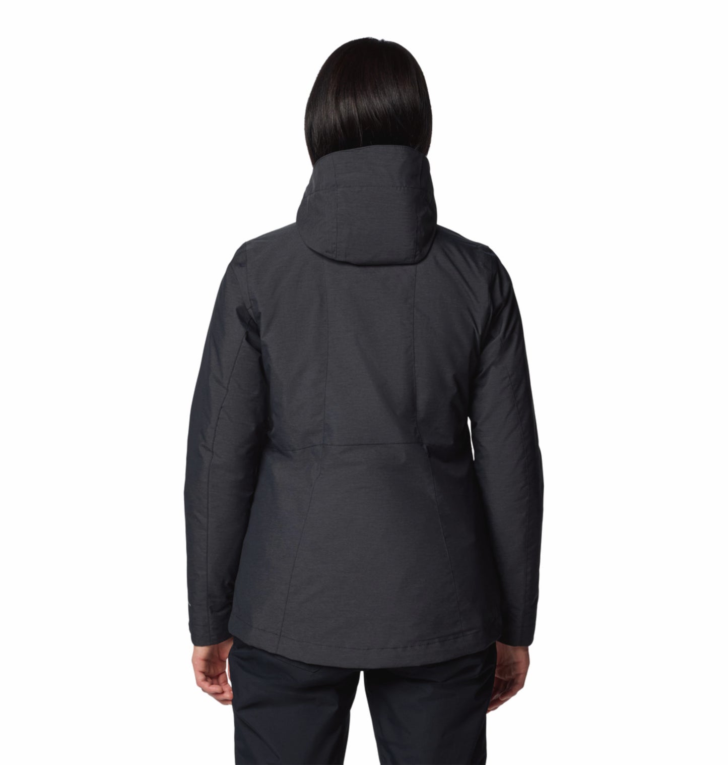 Columbia Women Black Omni-Heat Reflective Whirlibird V Hooded Interchange Jacket