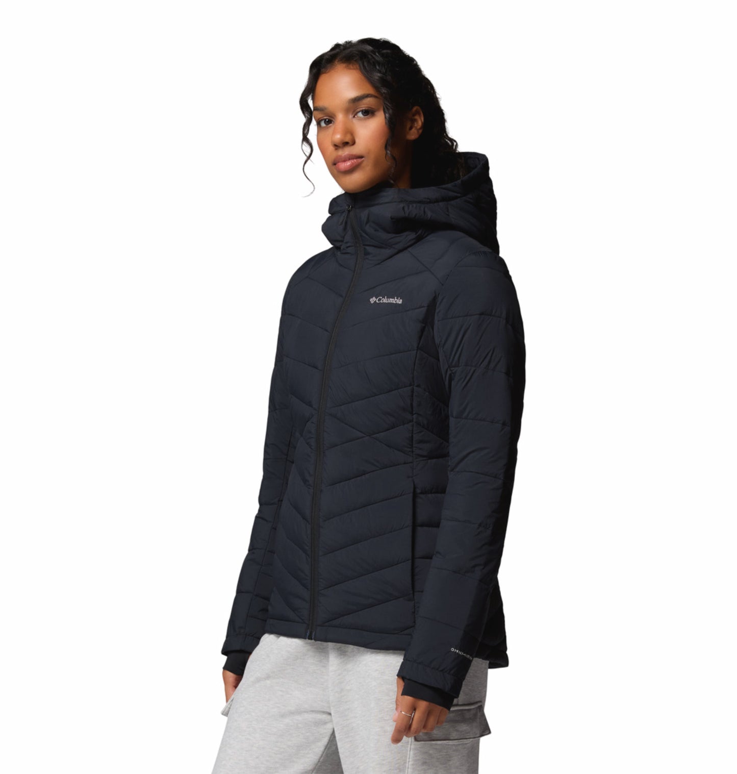 Columbia Women Black Omni-Heat Infinity Joy Peak II Down Jacket
