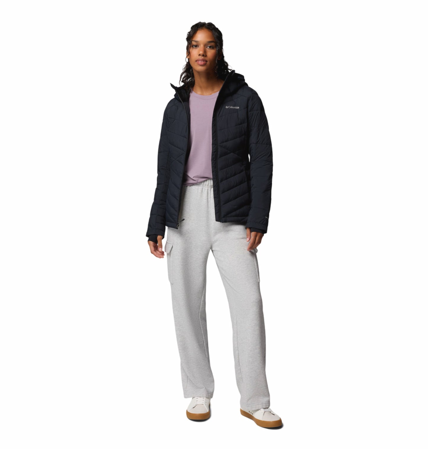 Columbia Women Black Omni-Heat Infinity Joy Peak II Down Jacket