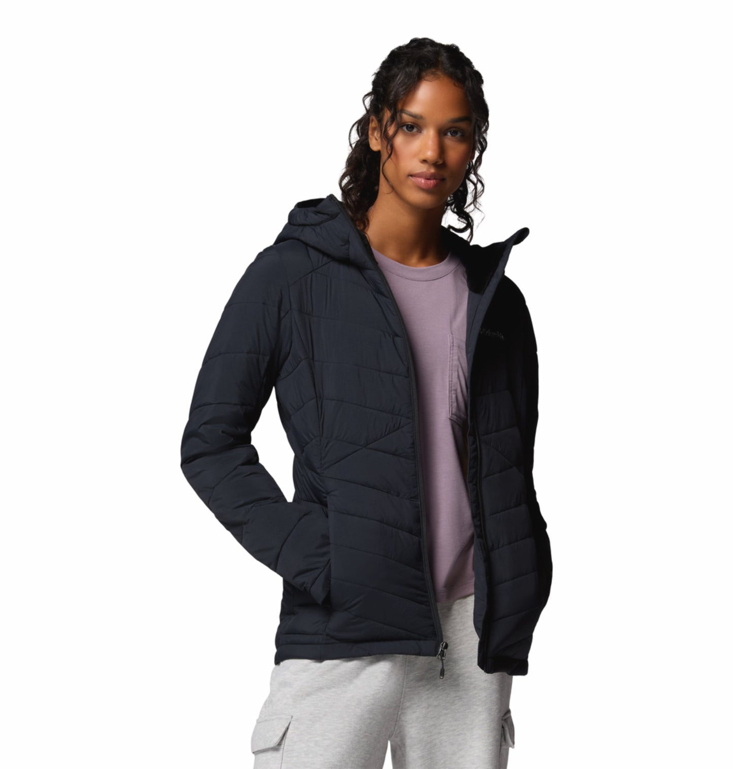 Columbia Women Black Omni-Heat Infinity Joy Peak II Down Jacket