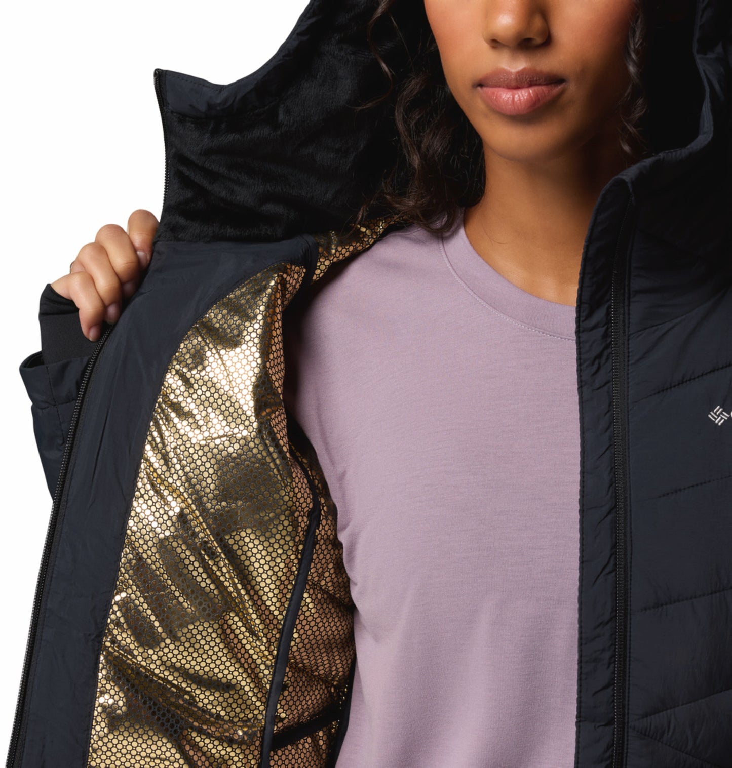 Columbia Women Black Omni-Heat Infinity Joy Peak II Down Jacket