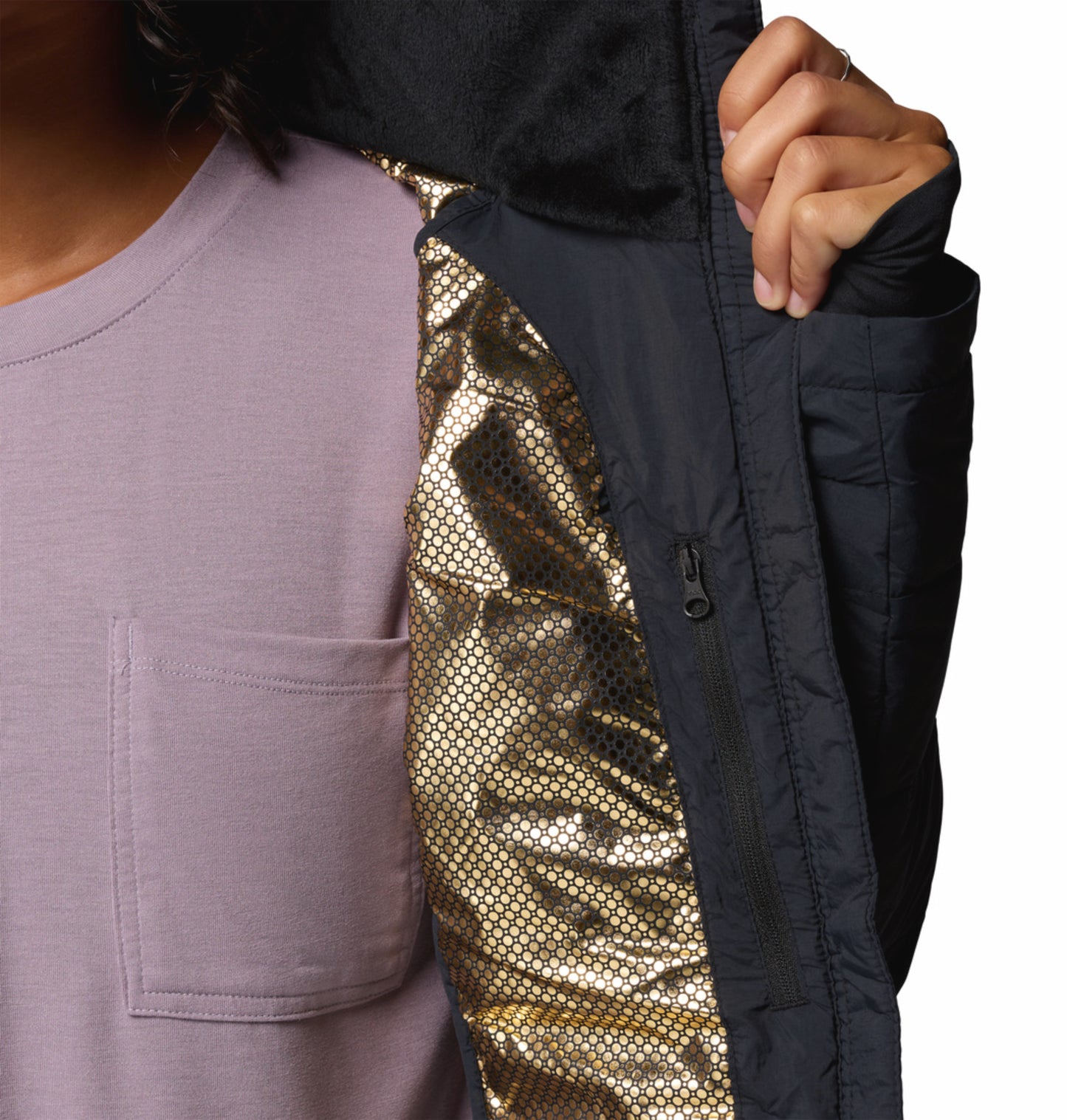 Columbia Women Black Omni-Heat Infinity Joy Peak II Down Jacket