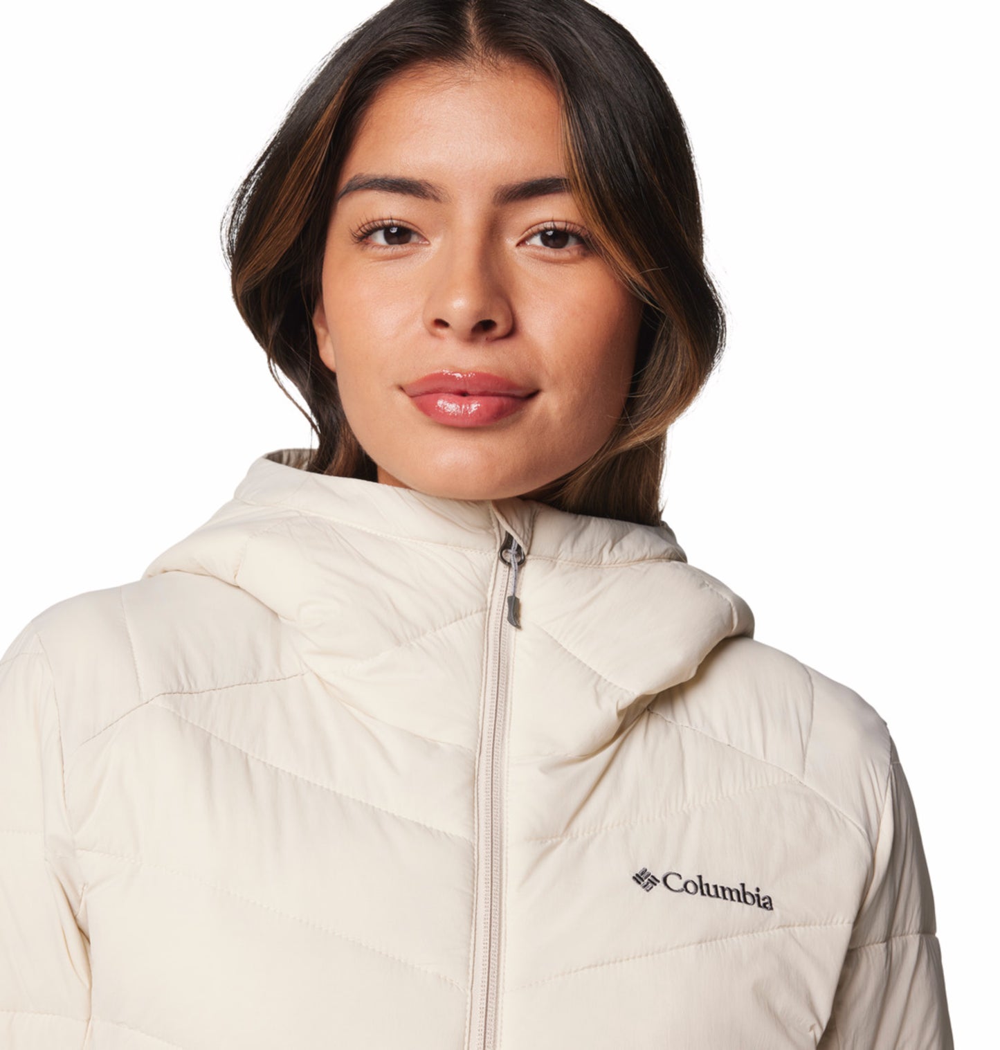 Columbia Women Beige OmniHeat Infinity Joy Peak II Down Jacket
