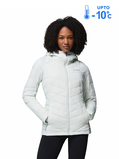 Columbia Women Green Omni-Heat Infinity Joy Peak II Down Jacket