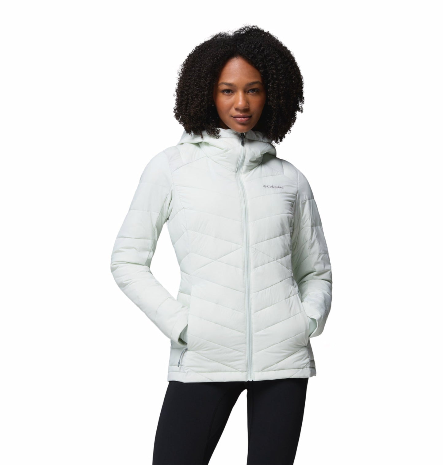 women green omni heat infinity joy peak ii down jacket