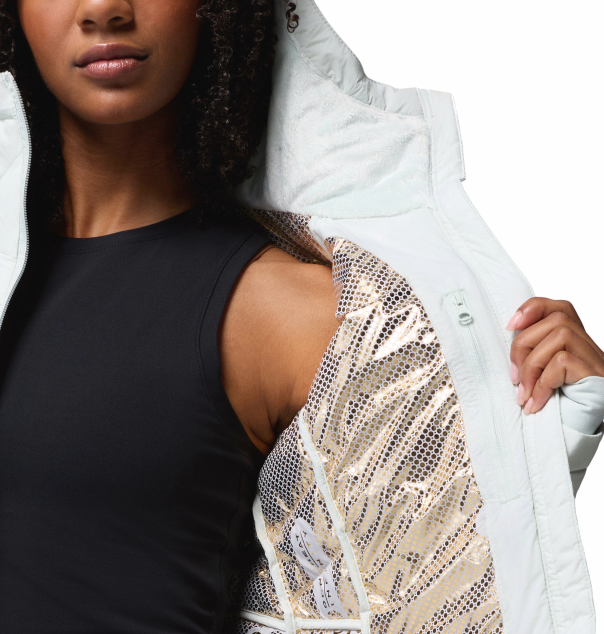 women green omni heat infinity joy peak ii down jacket