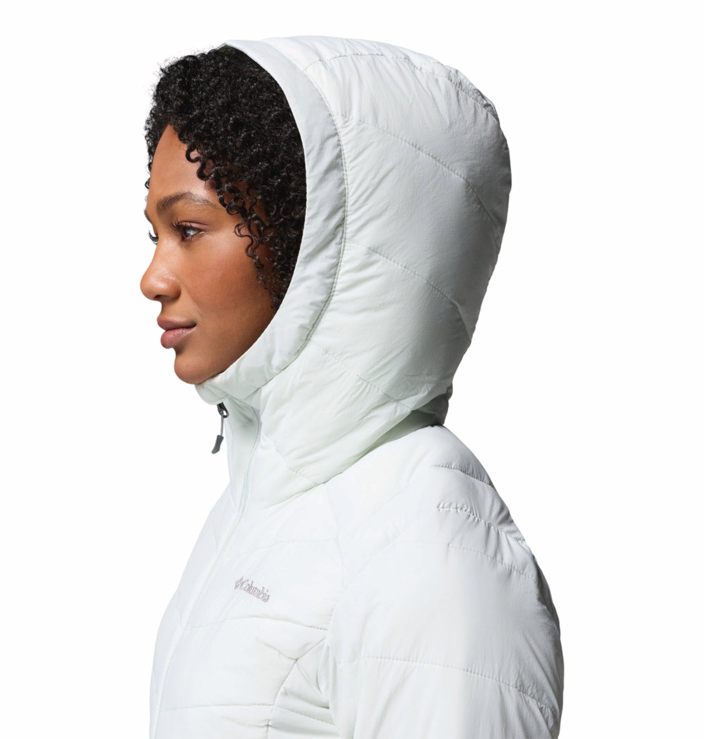 women green omni heat infinity joy peak ii down jacket