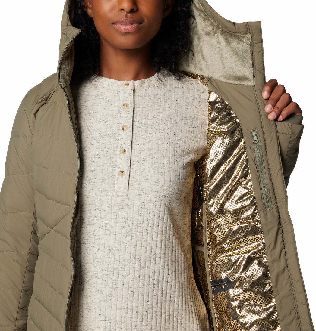 Columbia Womens Green Joy Peak II Hooded Jacket