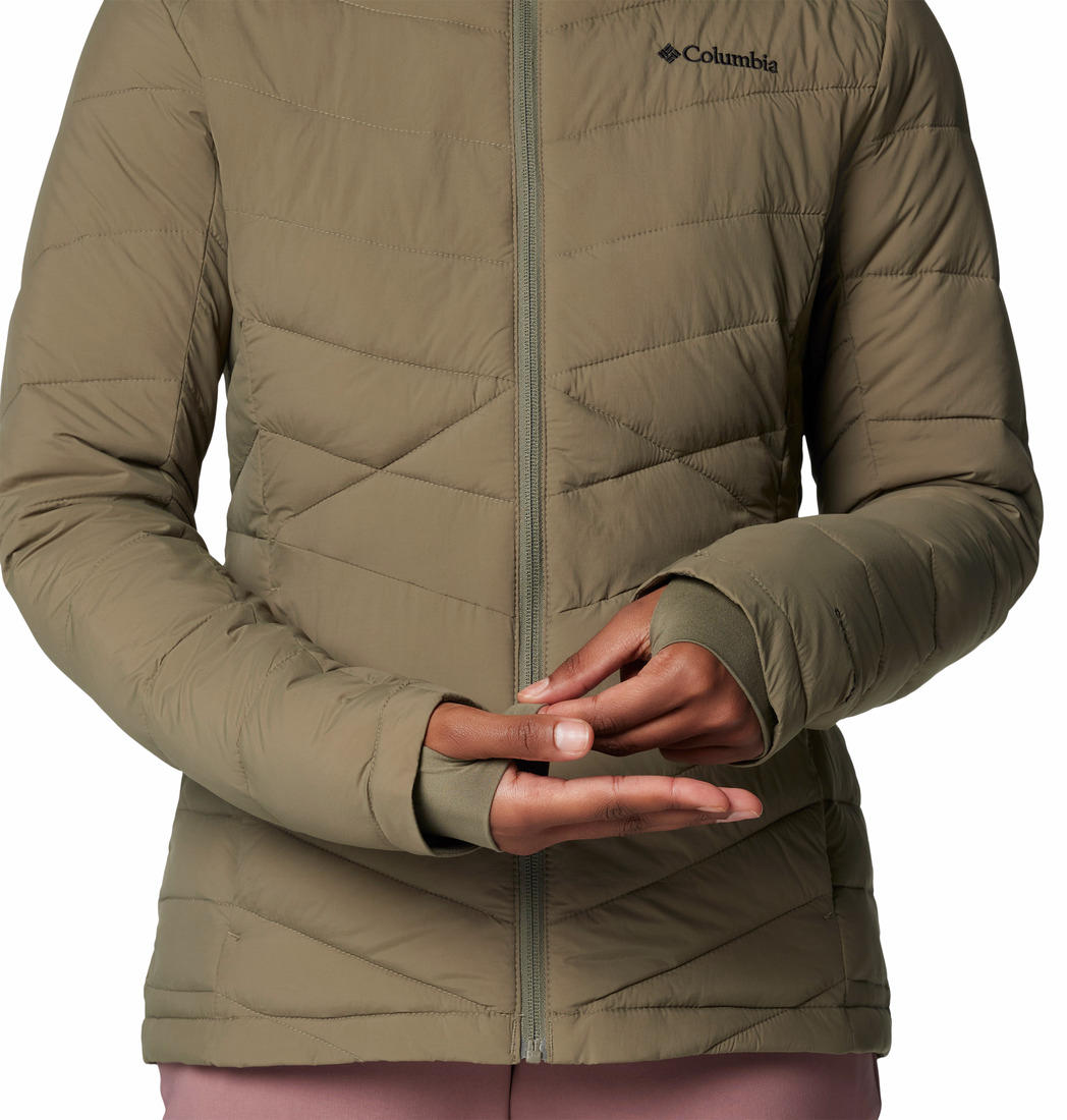 Columbia Womens Green Joy Peak II Hooded Jacket