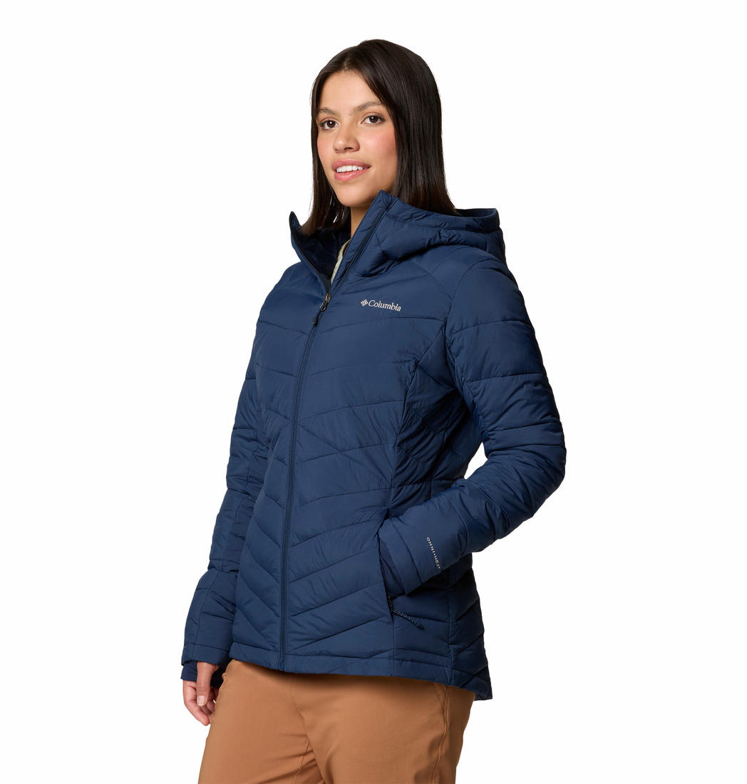 Columbia Womens Blue Joy Peak II Hooded Jacket
