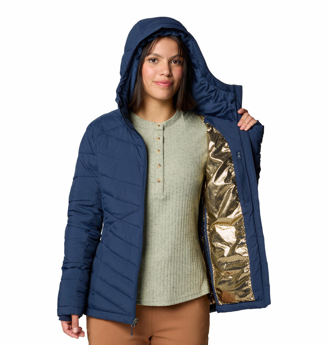 Columbia Womens Blue Joy Peak II Hooded Jacket