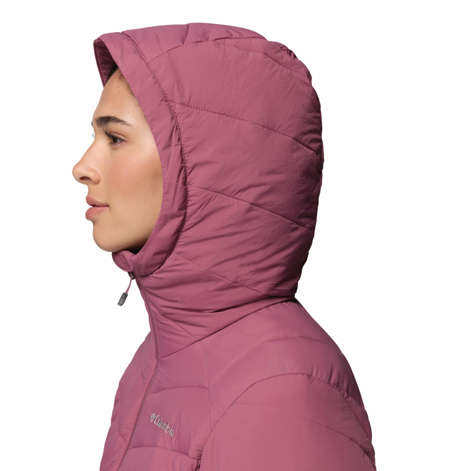 Columbia Women Purple Omni-Heat Infinity Joy Peak II Down Jacket