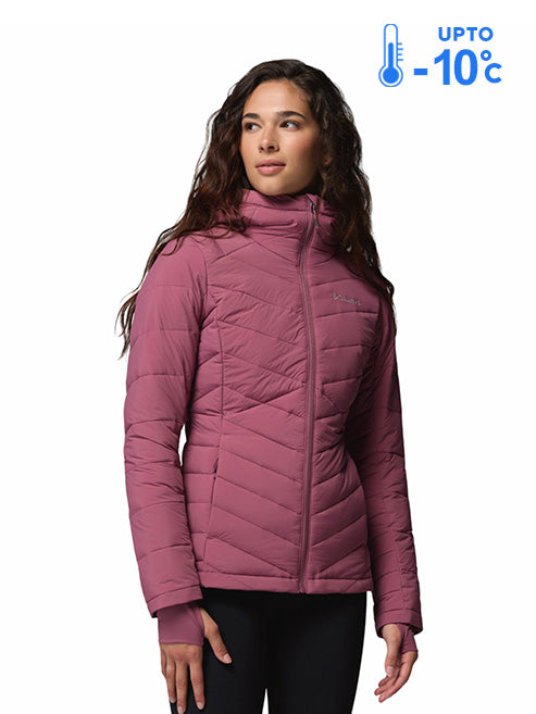 Columbia Women Purple Omni-Heat Infinity Joy Peak II Down Jacket