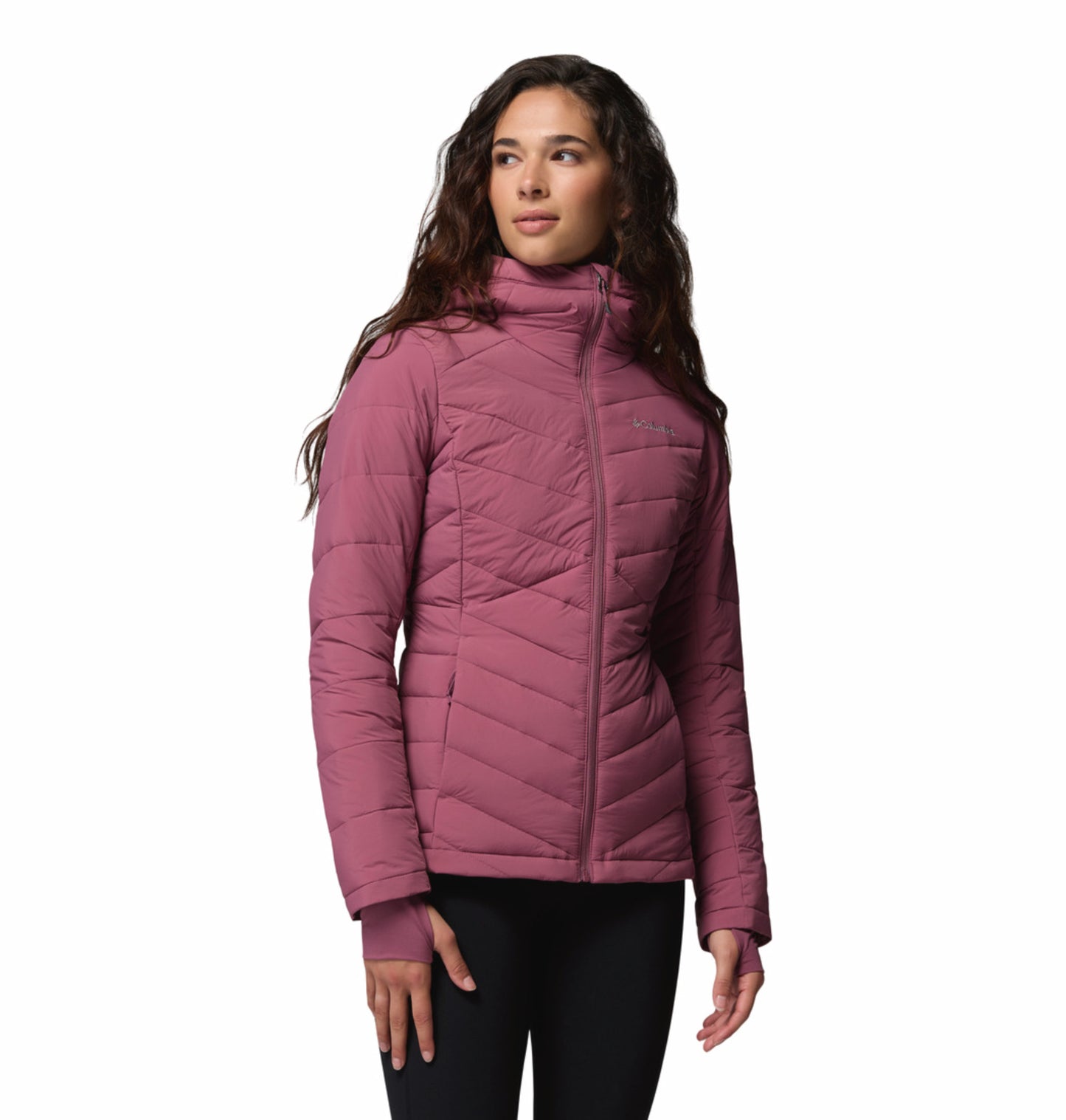 Columbia Women Purple Omni-Heat Infinity Joy Peak II Down Jacket