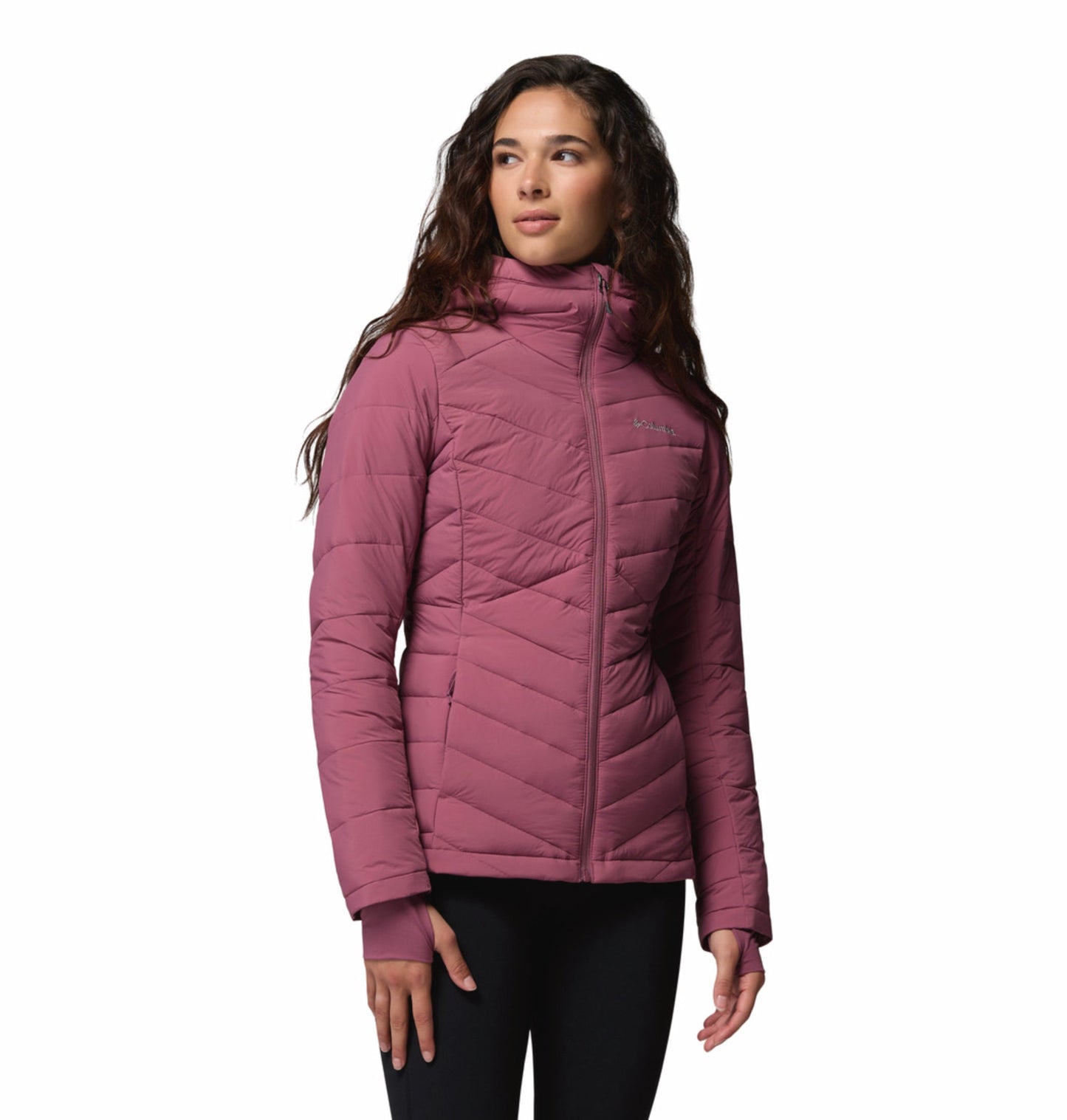womens purple omni heat infinity joy peak ii down jacket
