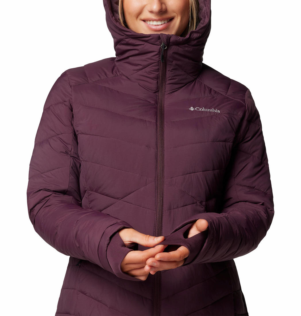 Columbia Womens Purple Joy Peak II Hooded Jacket