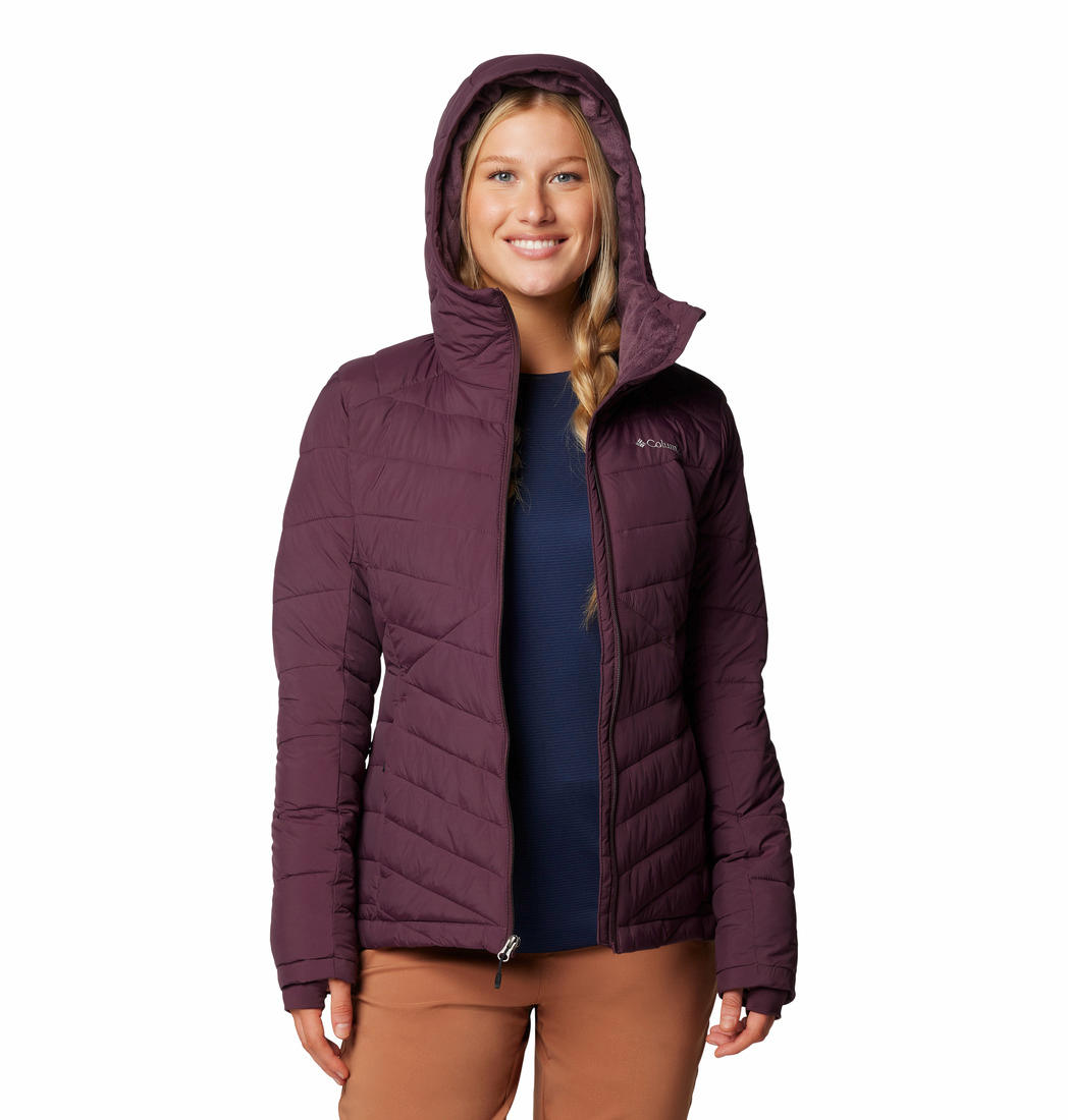 Columbia Womens Purple Joy Peak II Hooded Jacket
