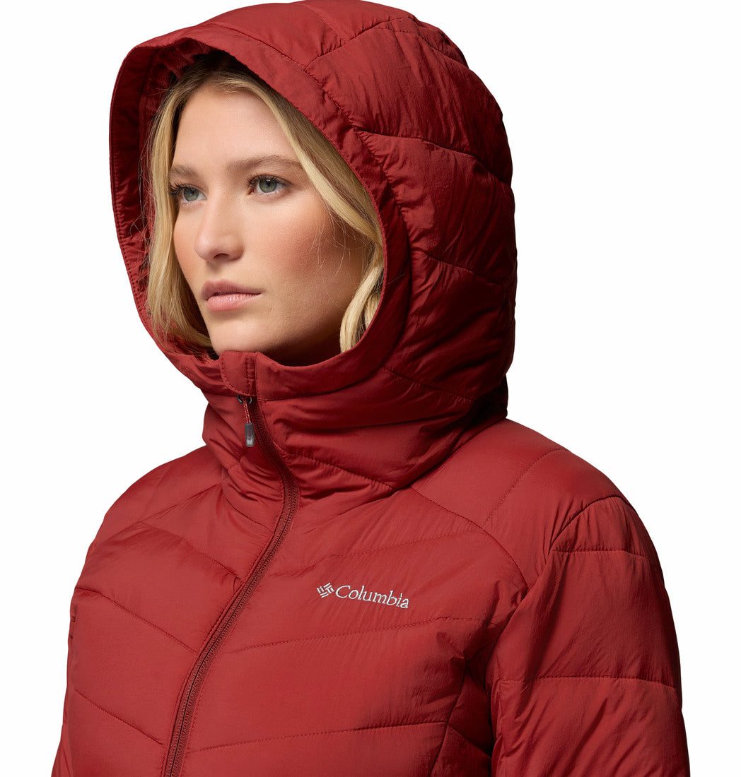 Columbia Women Red Omni-Heat Infinity Joy Peak II Down Jacket