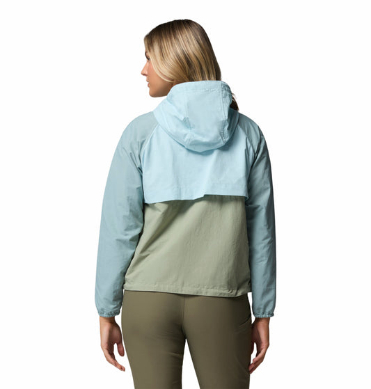 Columbia Women's Green Omni-Shade Spire Valley Lightweight Windbreaker Jacket