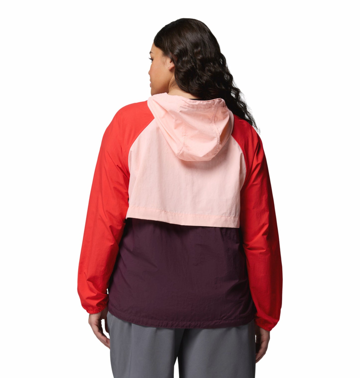 Columbia Women's Pink Omni-Shade Spire Valley Lightweight Windbreaker Jacket