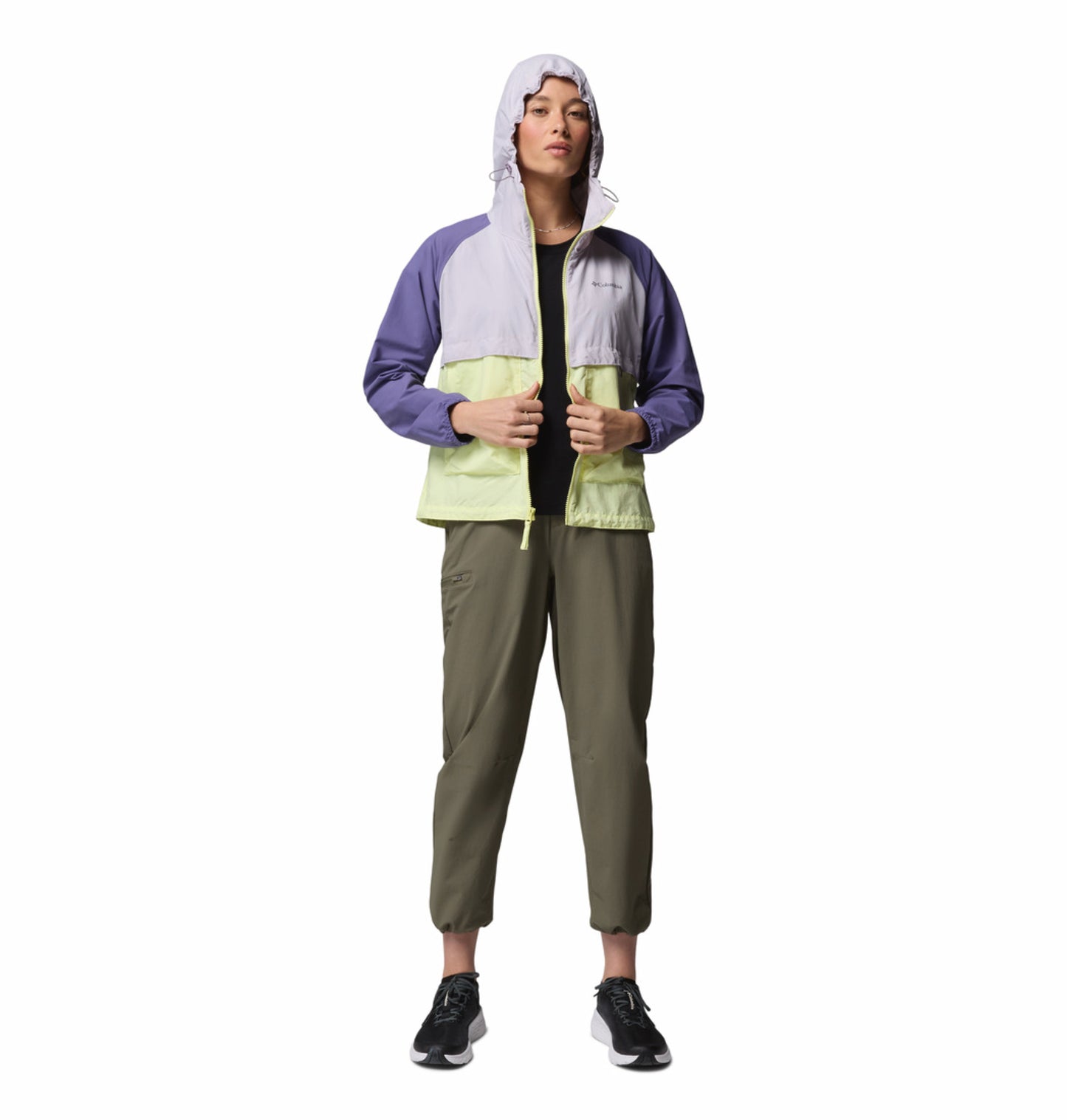 Columbia Women's Multi-Color Omni-Shade Spire Valley Lightweight Windbreaker Jacket