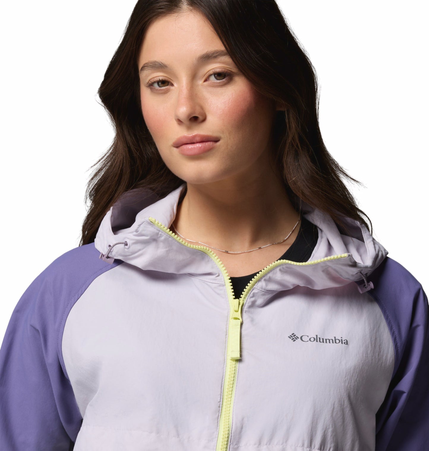 Columbia Women's Multi-Color Omni-Shade Spire Valley Lightweight Windbreaker Jacket