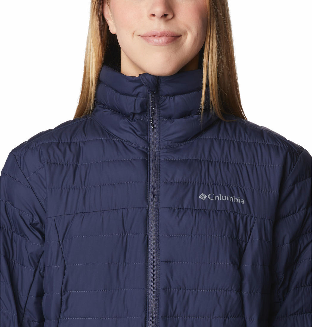 Columbia Women Navy Blue Silver Falls Full Zip Jacket