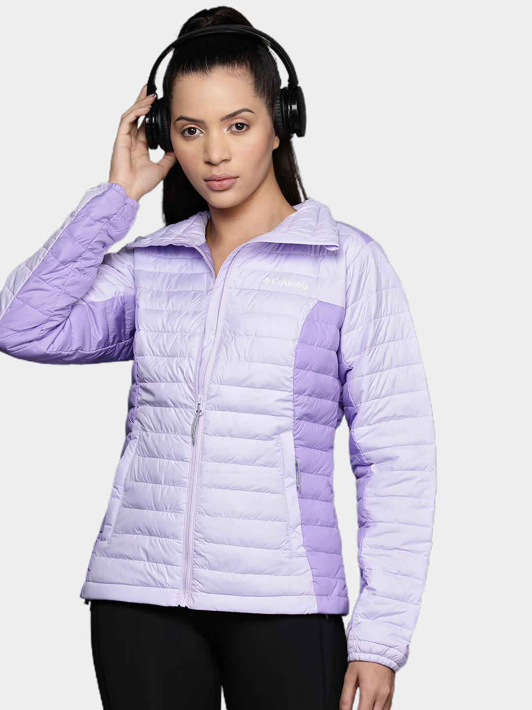 Columbia Women Purple Silver Falls Full Zip Jacket
