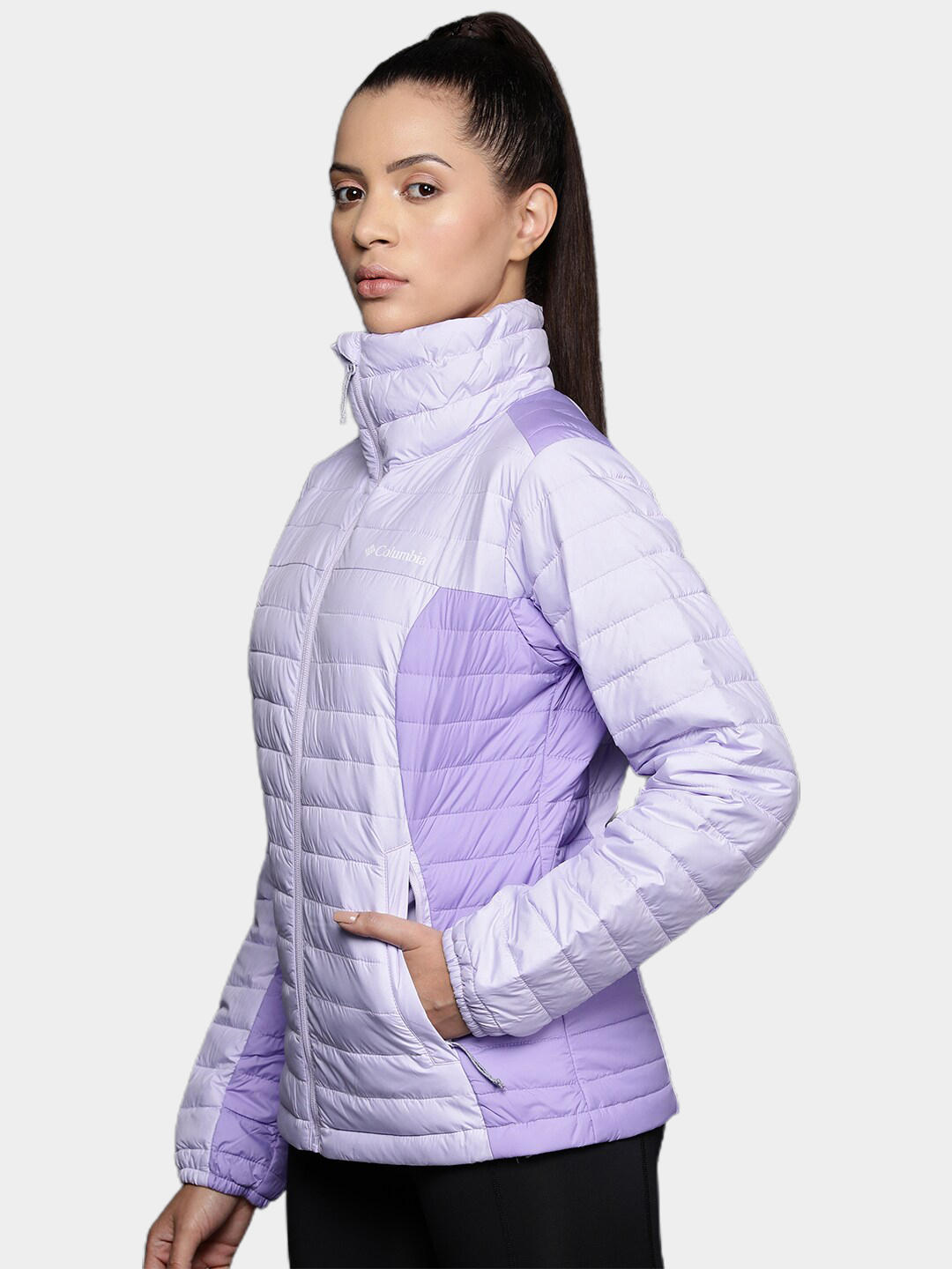 Columbia Women Purple Silver Falls Full Zip Jacket