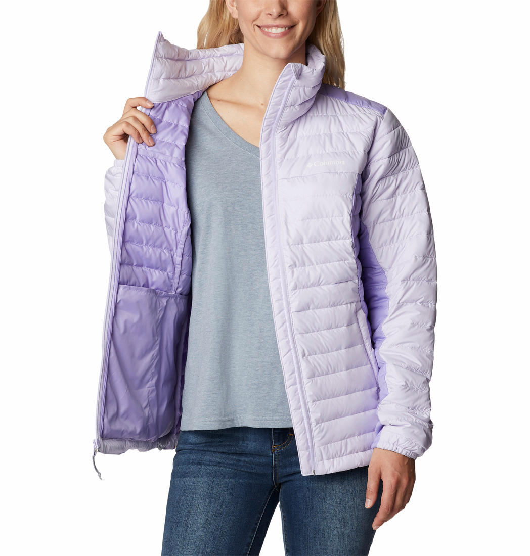 Columbia Women Purple Silver Falls Full Zip Jacket