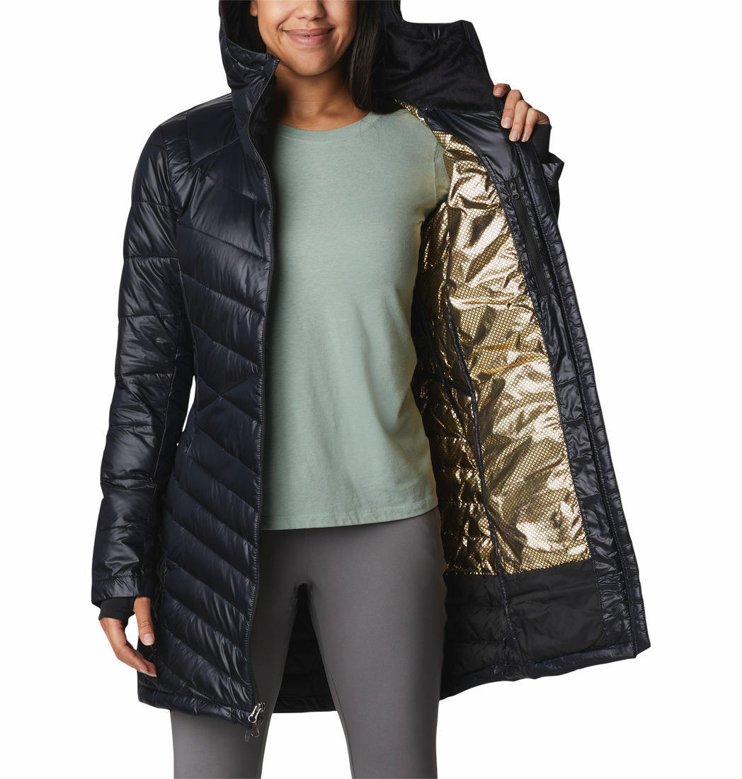 Columbia Women Black Joy Peak Mid Jacket