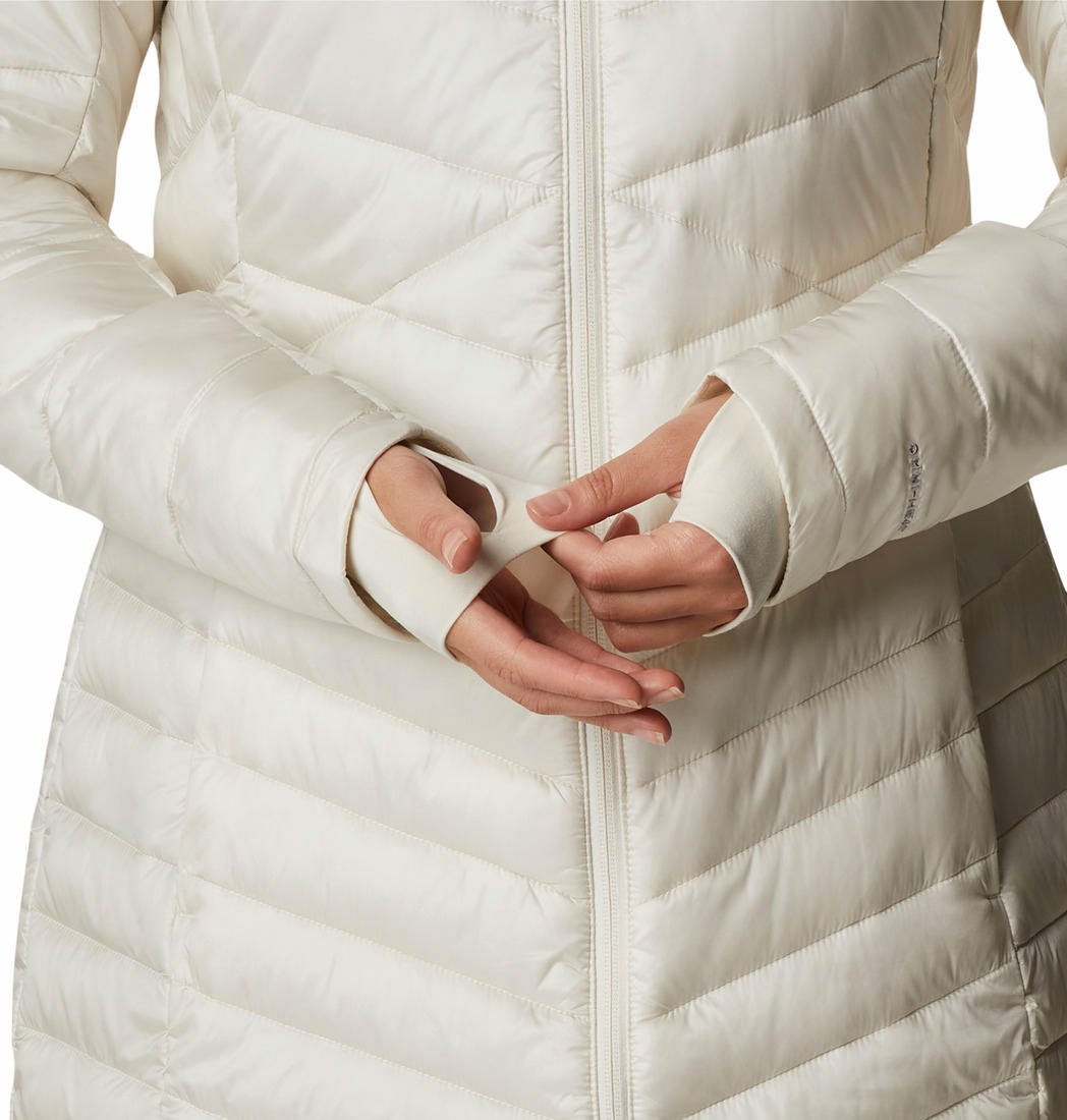 Columbia Women White Joy Peak Mid Jacket