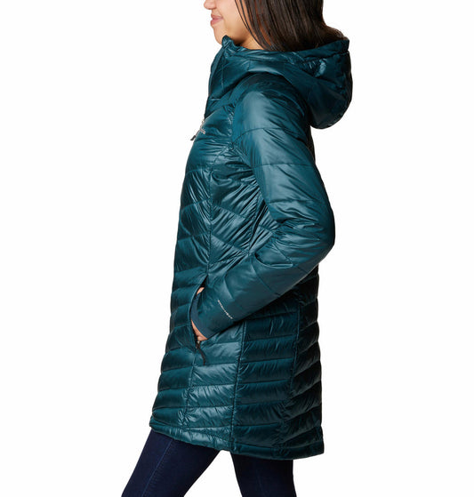 Columbia Women Navy Blue Joy Peak Mid Jacket