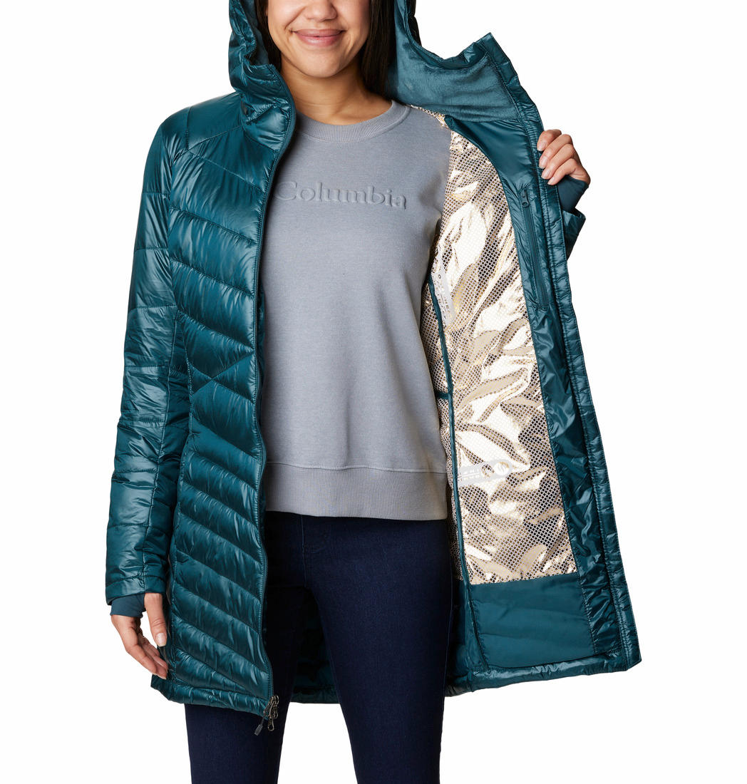 Columbia Women Navy Blue Joy Peak Mid Jacket