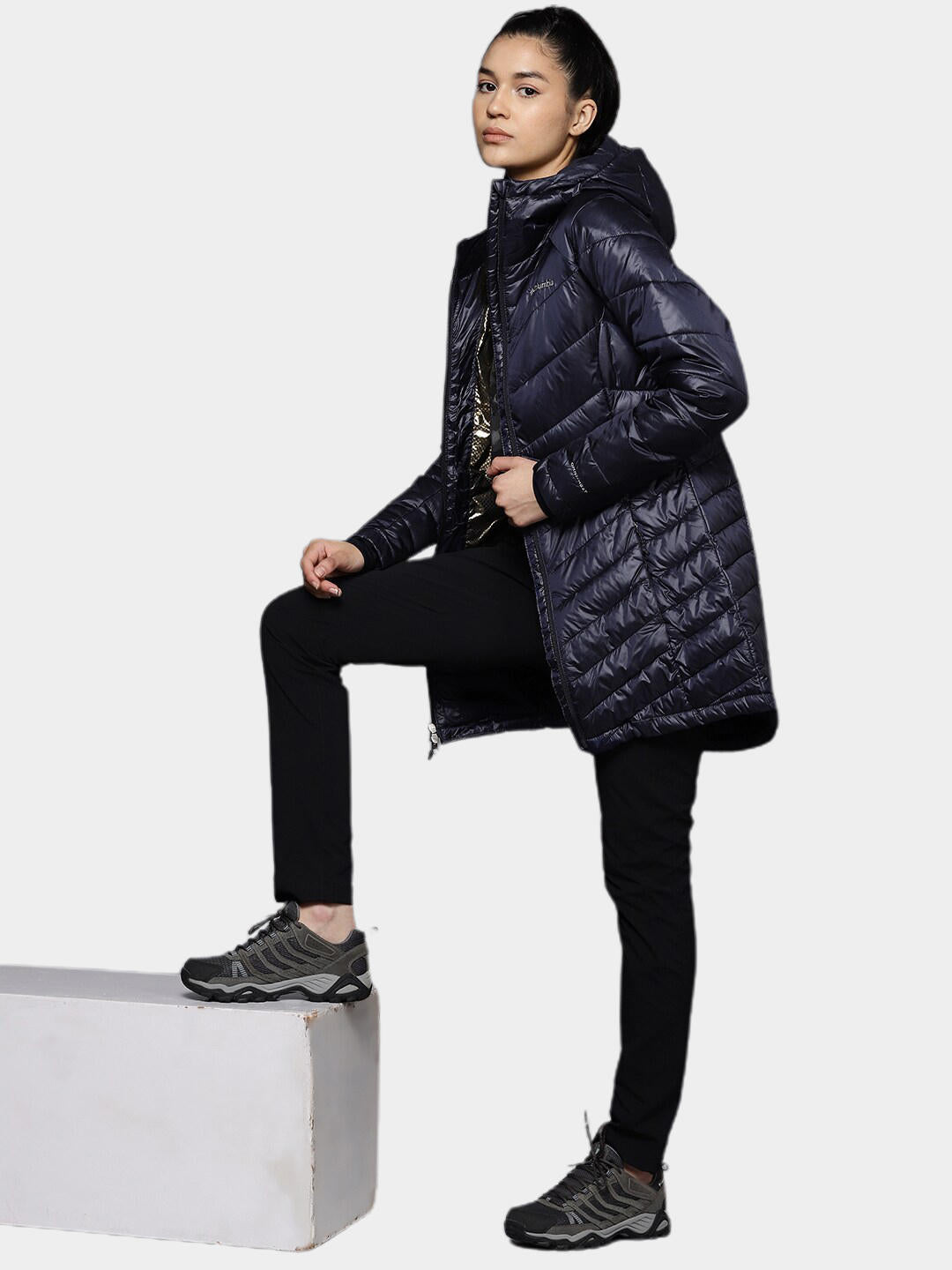 Columbia Women Blue Joy Peak Mid Jacket