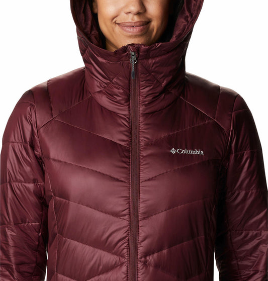 Columbia Women Maroon Joy Peak Mid Jacket