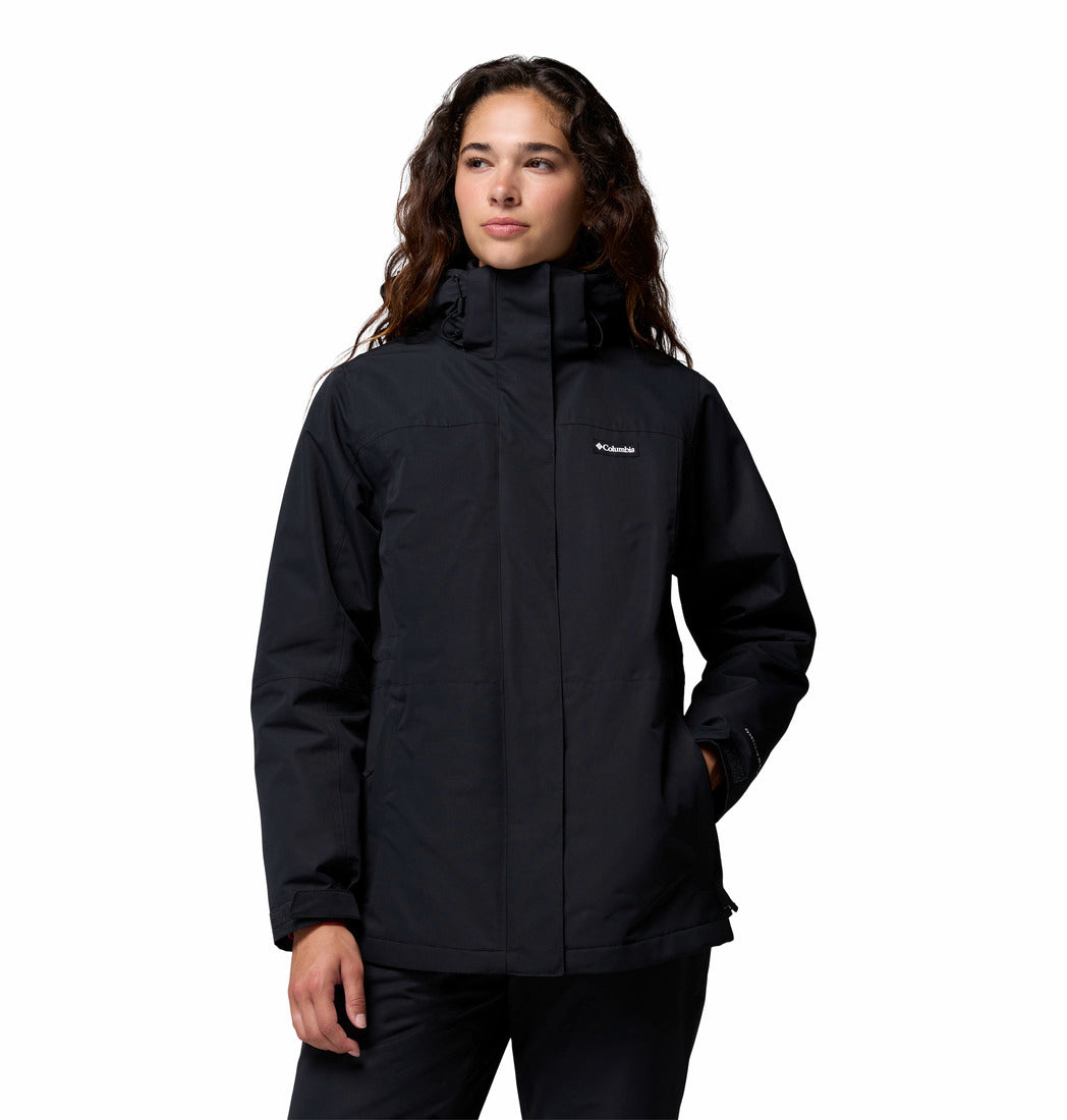 Columbia Women Black Omni-Heat Reflective Bugaboo IV Interchangeable Jacket