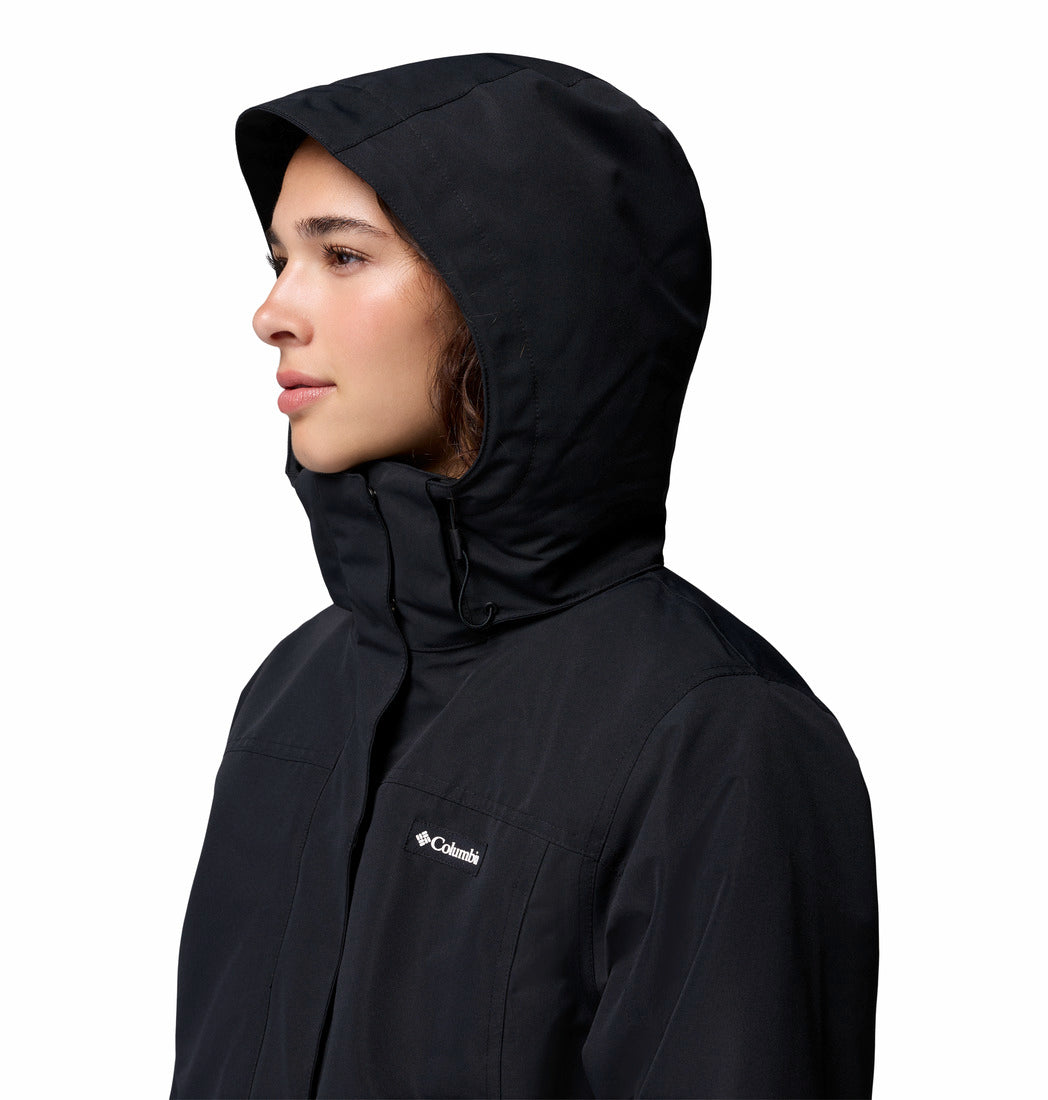 Columbia Women Black Omni-Heat Reflective Bugaboo IV Interchangeable Jacket