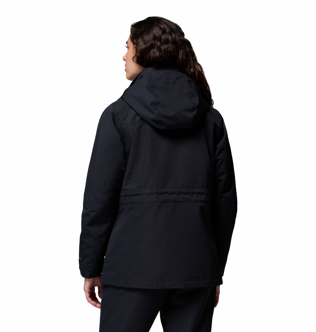 Columbia Women Black Omni-Heat Reflective Bugaboo IV Interchangeable Jacket
