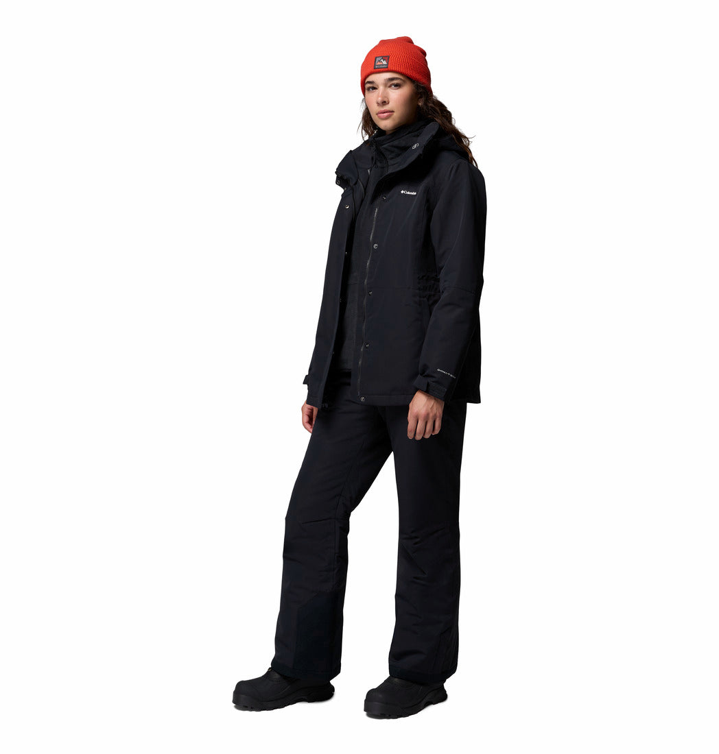 Columbia Women Black Omni-Heat Reflective Bugaboo IV Interchangeable Jacket