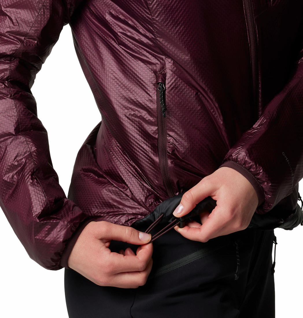 Columbia Womens Red Arch Rock II Hooded Jacket