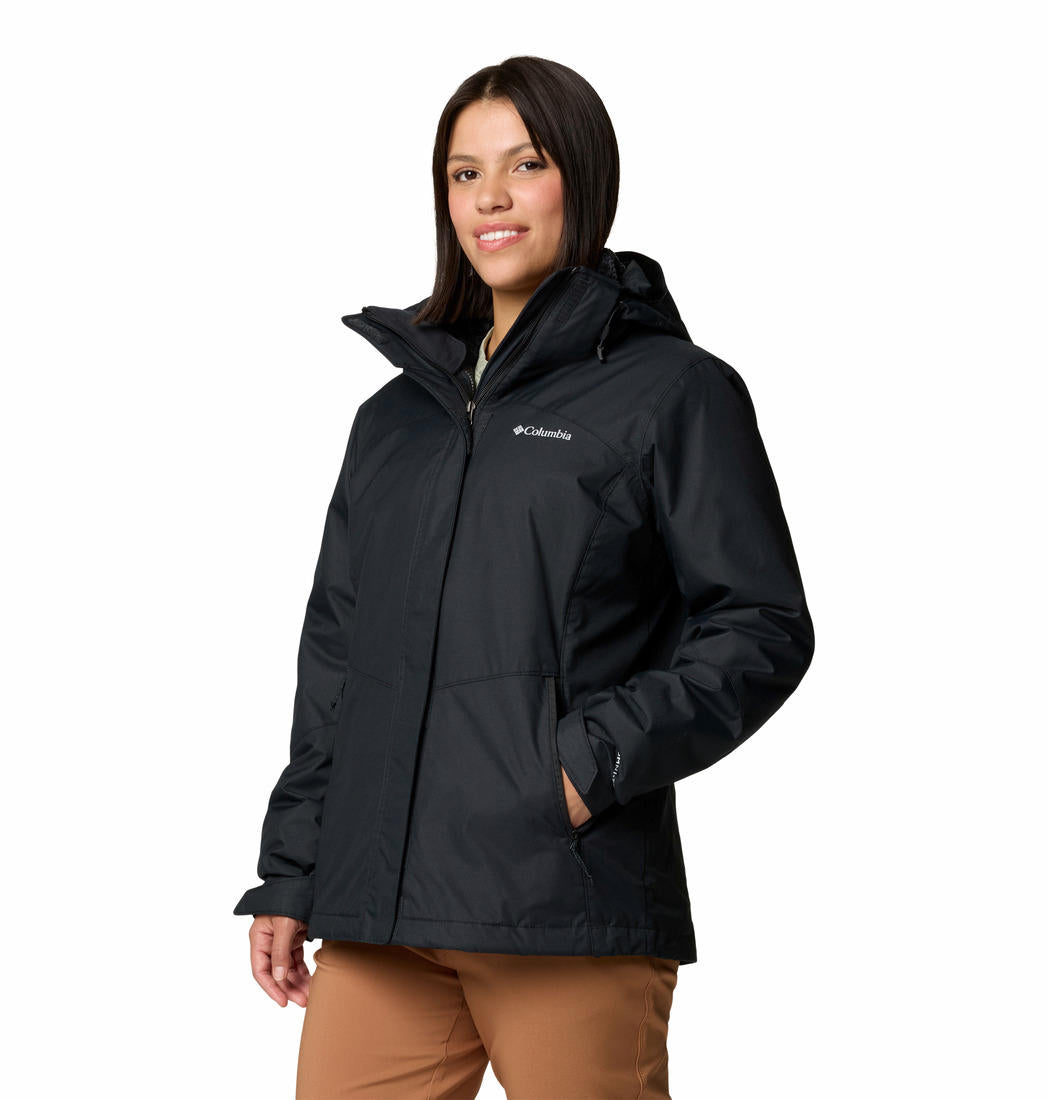 Columbia Womens Black Bugaboo III Fleece Interchange Jacket