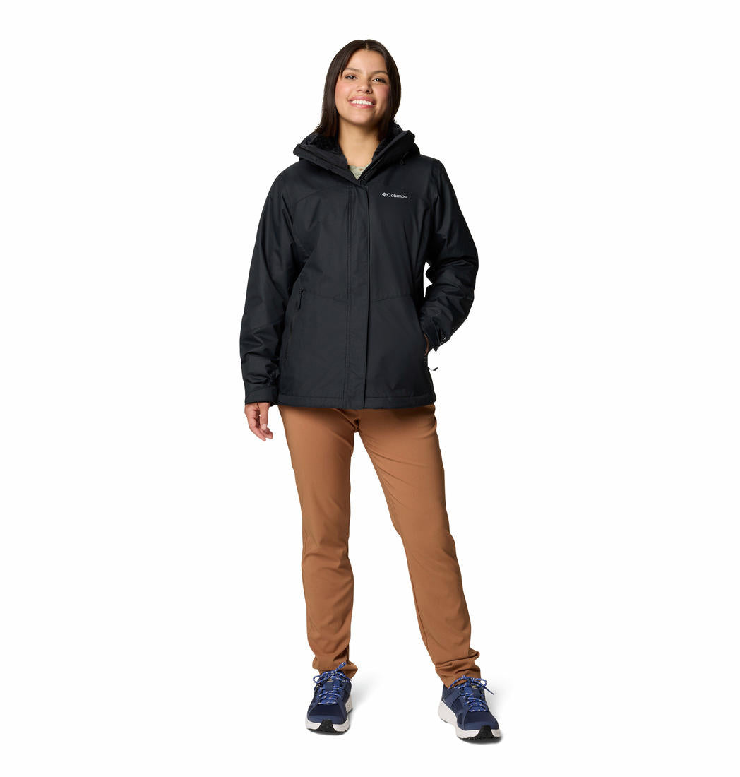 Columbia Womens Black Bugaboo III Fleece Interchange Jacket