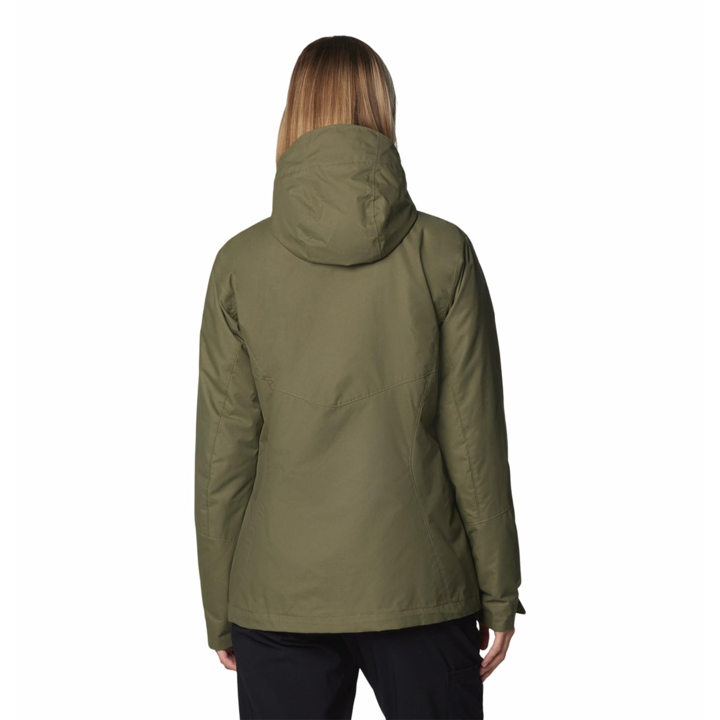 Columbia Women Green Omni-Heat Reflective Bugaboo III Inetrchangeable Jacket