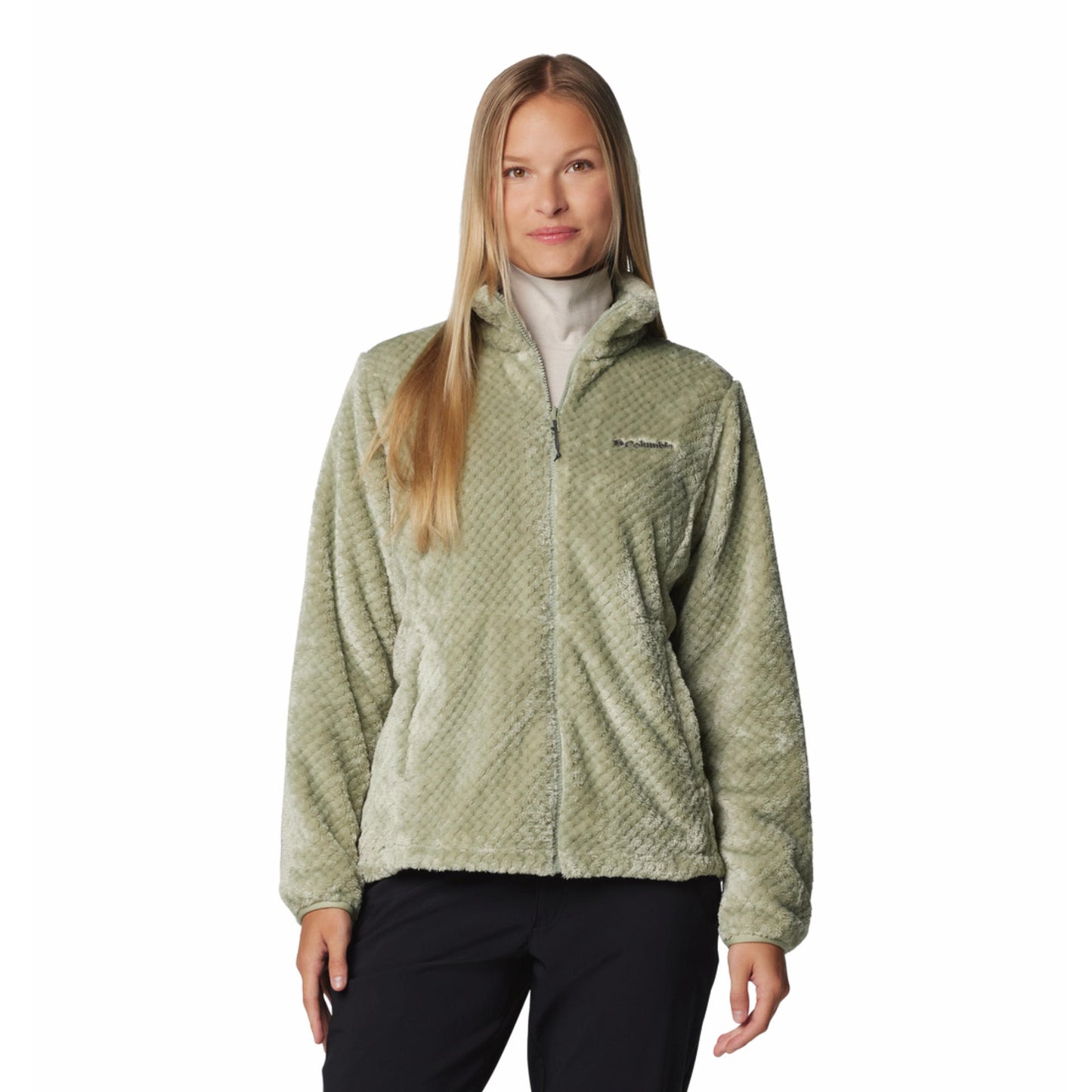 Columbia Women Green Omni-Heat Reflective Bugaboo III Inetrchangeable Jacket