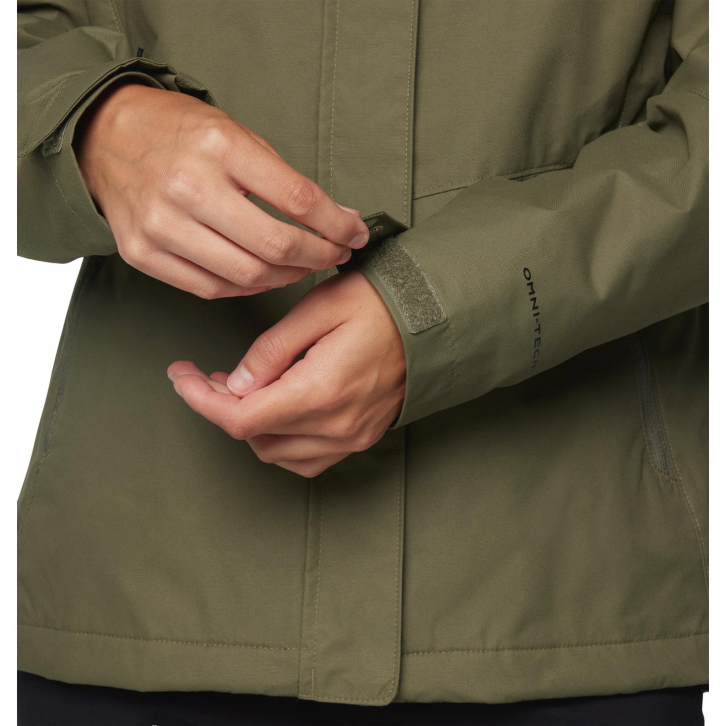 Columbia Women Green Omni-Heat Reflective Bugaboo III Inetrchangeable Jacket