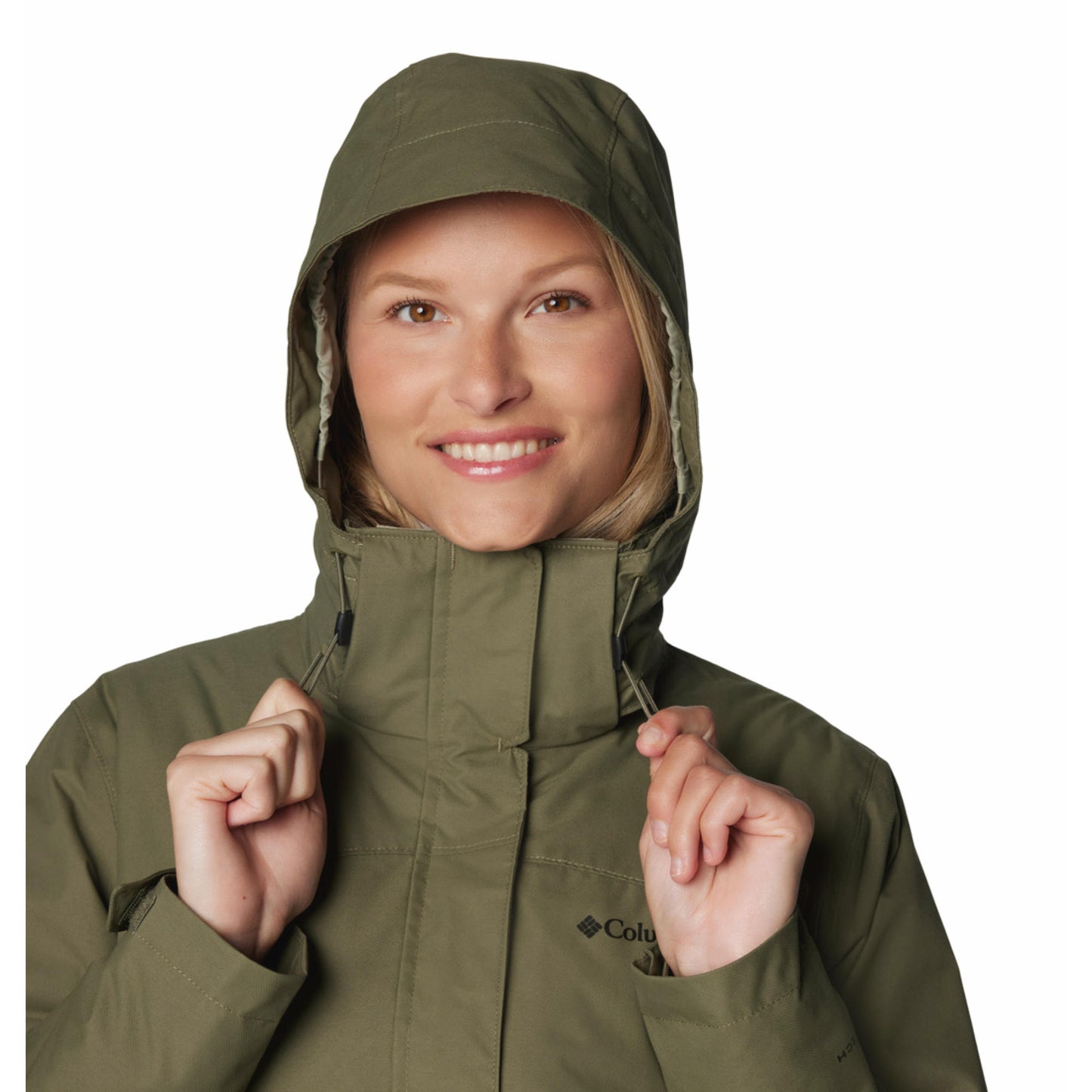 Columbia Women Green Omni-Heat Reflective Bugaboo III Inetrchangeable Jacket