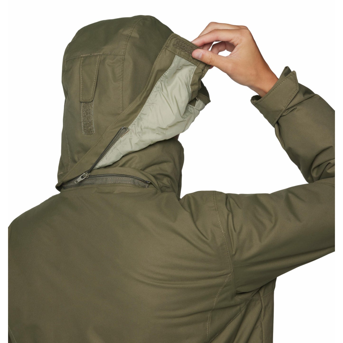 Columbia Women Green Omni-Heat Reflective Bugaboo III Inetrchangeable Jacket