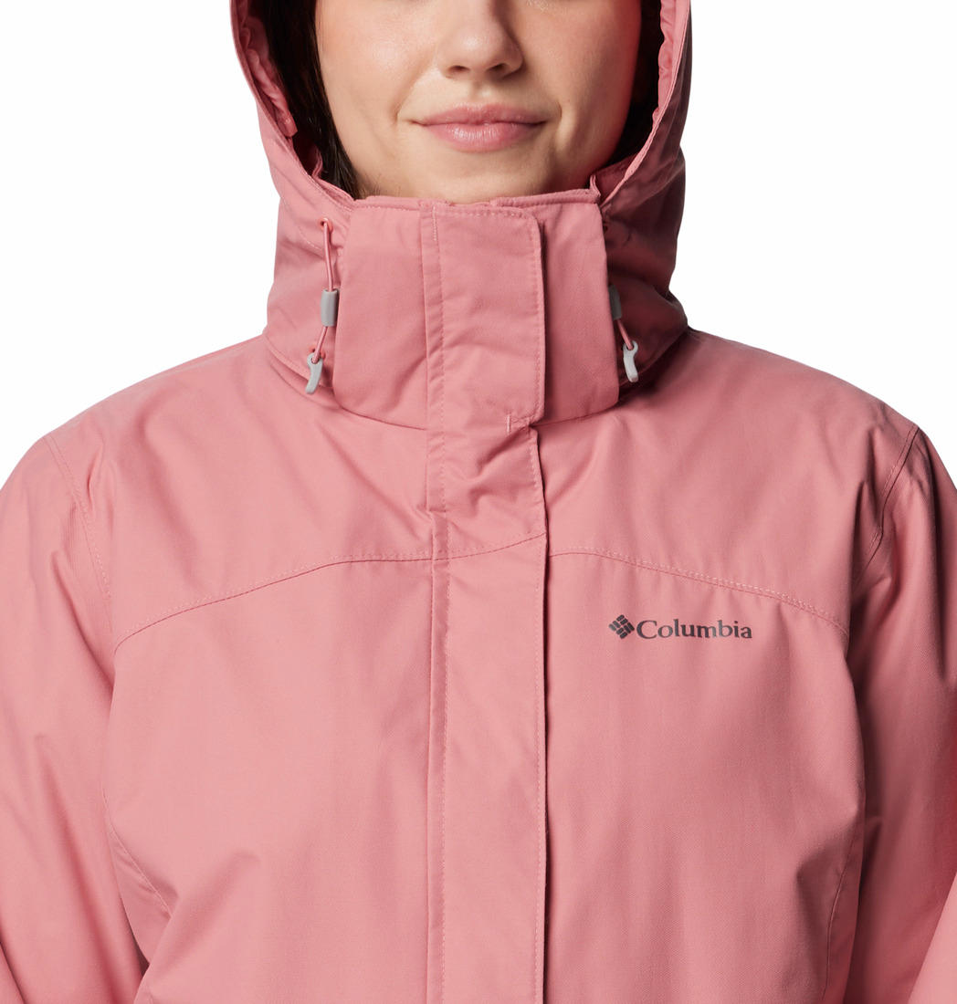 Columbia Womens Red Bugaboo III Fleece Interchange Jacket