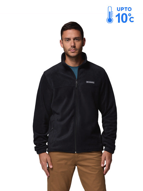 Columbia Men Black Steens Mountain 2.0 Fleece Jacket (Plus Size)